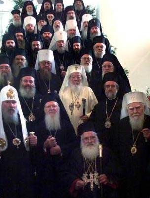 All ORTHODOX PATRIARCHS celebrating the millenium together in the Holy City of JERUSALEM